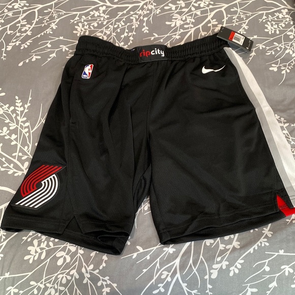 Portland Trailblazers Authentic Game Shorts L - Picture 1 of 4
